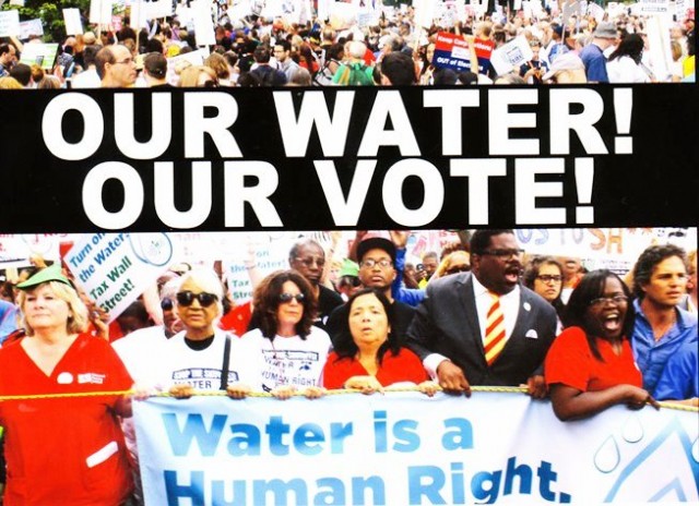 JOIN THE PETITION CAMPAIGN FOR A REFERENDUM VOTE ON THE CITY OF DETROIT CONTRACT WITH THE GREAT LAKES WATER AUTHORITY.