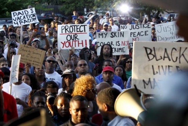 One of thousands of protests against police murders of Black, Latin and poor youth across the U.S. 