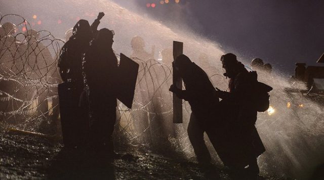 Standing Rock protesters under attack