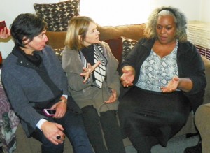 Rapporteurs speak with Rochelle McCaskill in her home.
