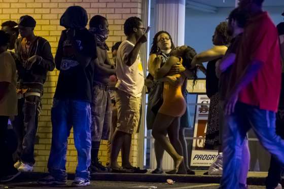 Woman collapses after hearing of shooting of Tyrone Harris, Jr.