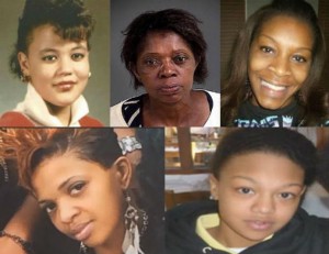 At least 5 Black women died in their jail cells nationally in July: Top row: Raynette Turner; Joyce Curnell; Sandra Bland. Bottom row: Ralkina Jones; Kindra Chapman.  