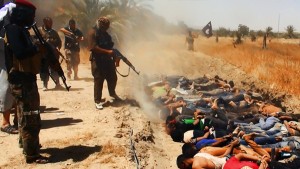 U.S.-backed ISIS executes civilians in Iraq.