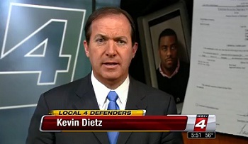 Invistigative reporter Kevin Dietz of Channel Four's  "Defenders."